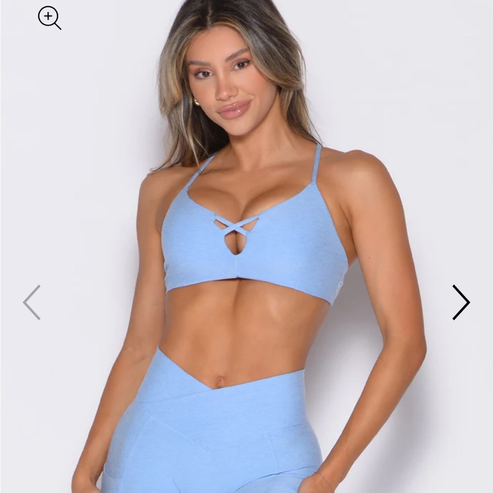 Bombshell Sportswear Sky Blue Lift Luxe Sports Bra